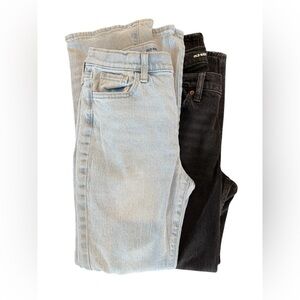 BUNDLE! 2 Pair of Old Navy Jeans -  (1) Black and (1) Light wash